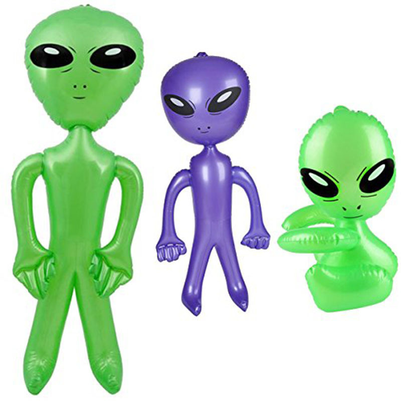 Promotional pvc inflatable alien party decoration toys alien inflatable toy