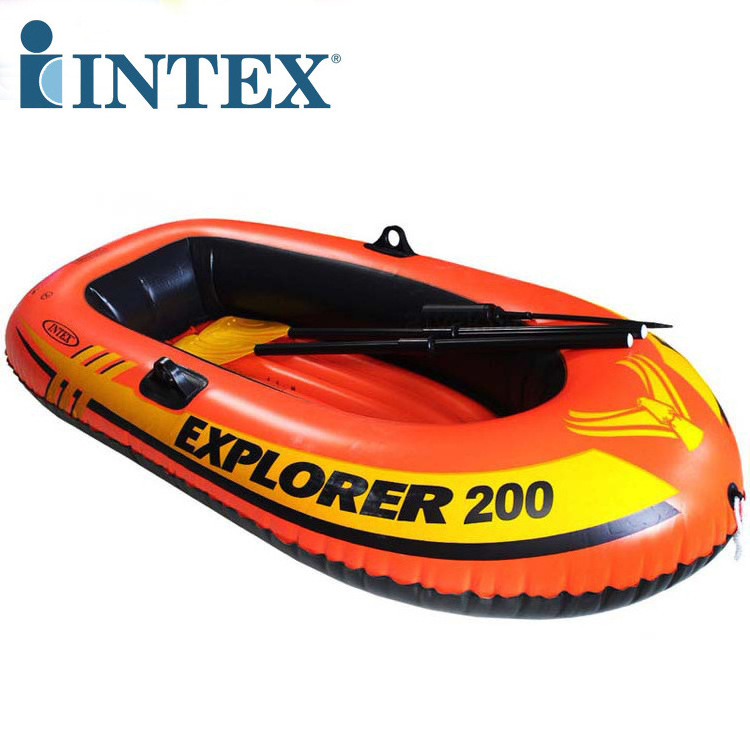 Wholesale INTEX 58331 EXPLORE 200 BOAT SET 2 person rowing boat inflatable fishing boat