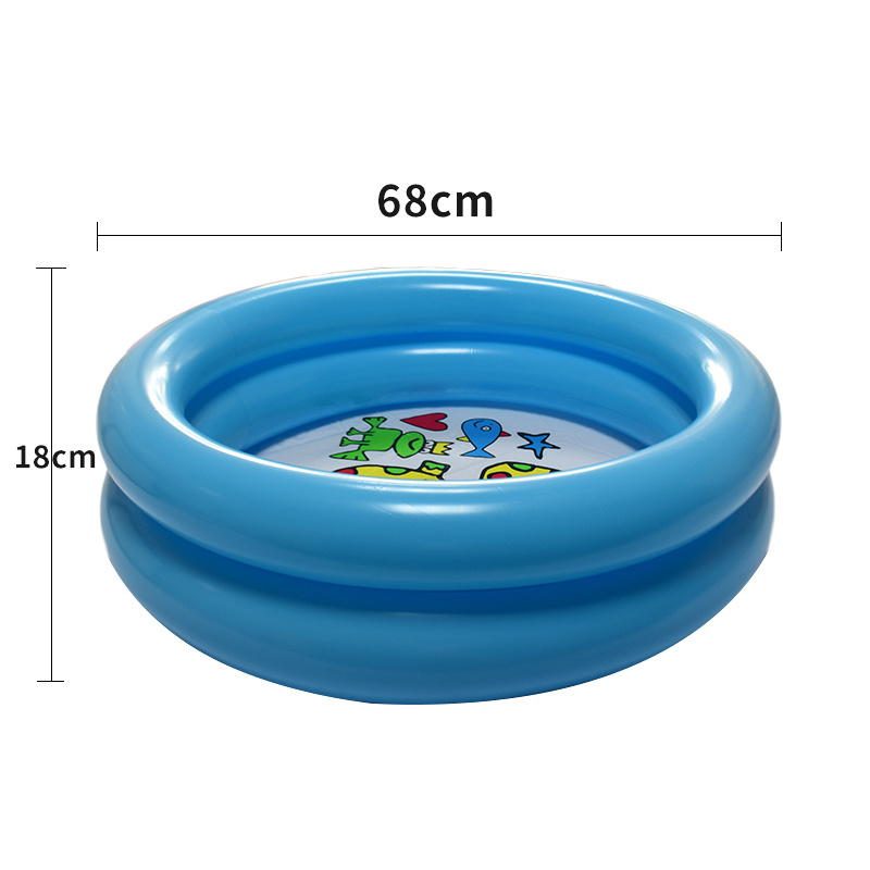 Mini PVC Round Inflatable swimming pool Kids play outdoor fishing pool