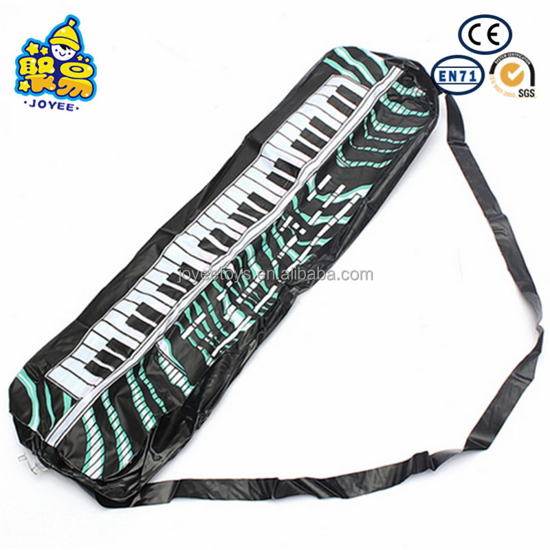 Advertising blow up keyboard with strap pvc inflatable piano