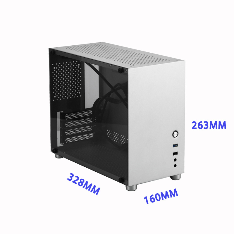 Joyee HX BOX 100 Gaming Aluminium Computer Case Handle ATX PSU Cabinet 24.5 x 21.5 Motherboard Desktop PC