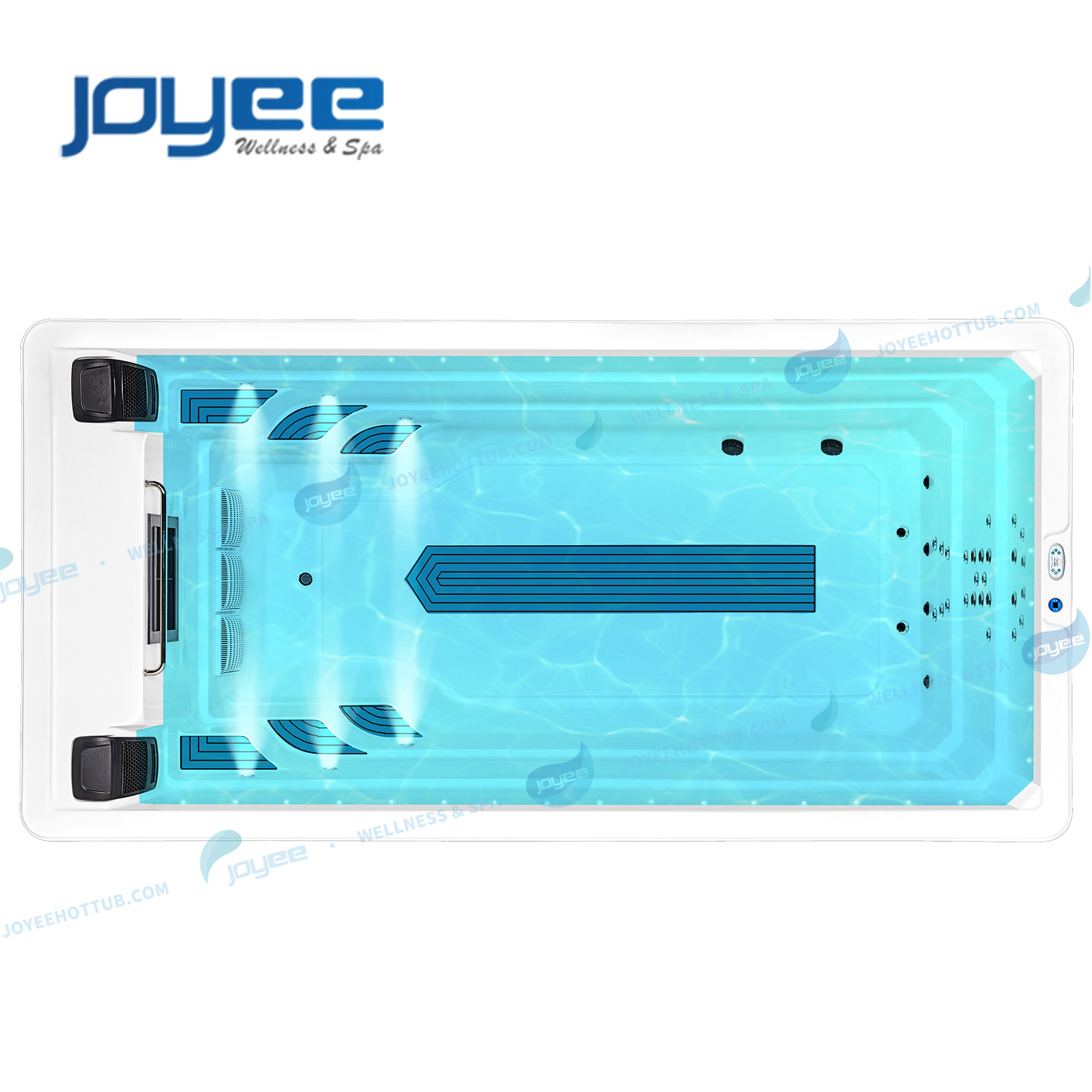 JOYEE Large Spa Outdoor Swim Single Pool Spa Used Endless 5 Meters Pools Swim Spa endless pool for exercise