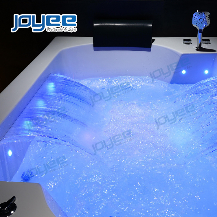 JOYEE 2 persons bathtub apollo massage bath tub with Whirlpool function/ Badewanne mit Dusche with large space