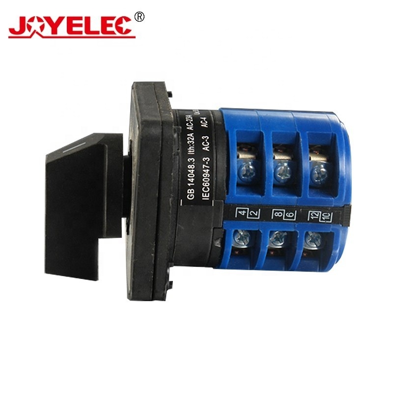 Factory Directly LW28 LW26 Universal Cam Changeover Switch Rotary Switch Selector Switch 32A 3P 1-0-2 Best Price LW28-32A