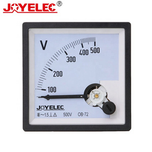 AC 0-450V 250V 300V 500V Analog Panel Volt Voltage Meter Voltmeter Gauge OB-72 72*72mm