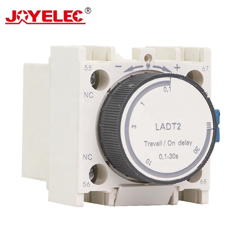 Travail/On Delay Block 0.1-30s China Factory Direct Supply AC Contactor Module LADT2