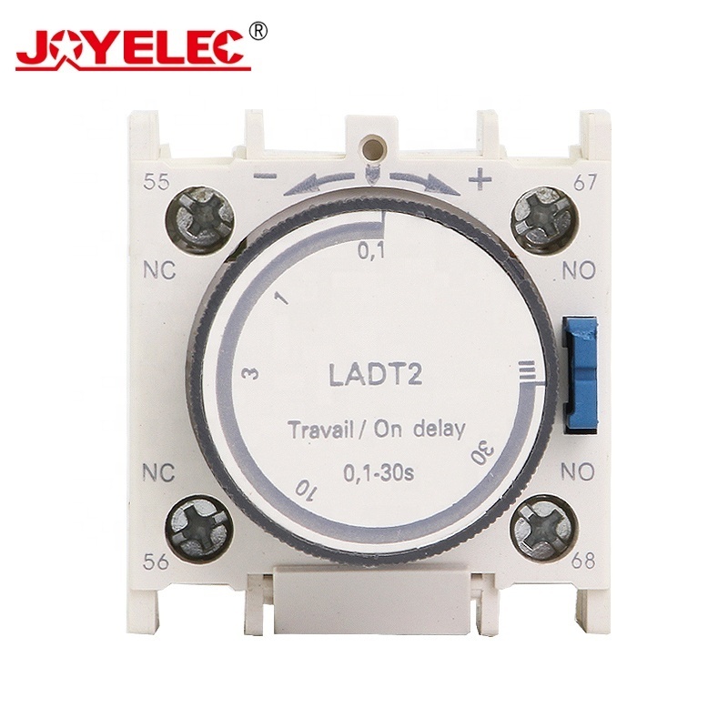 Travail/On Delay Block 0.1-30s China Factory Direct Supply AC Contactor Module LADT2