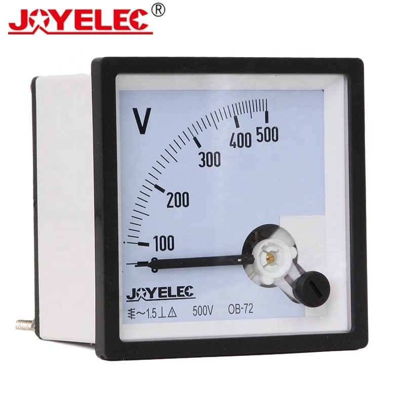 AC 0-450V 250V 300V 500V Analog Panel Volt Voltage Meter Voltmeter Gauge OB-72 72*72mm