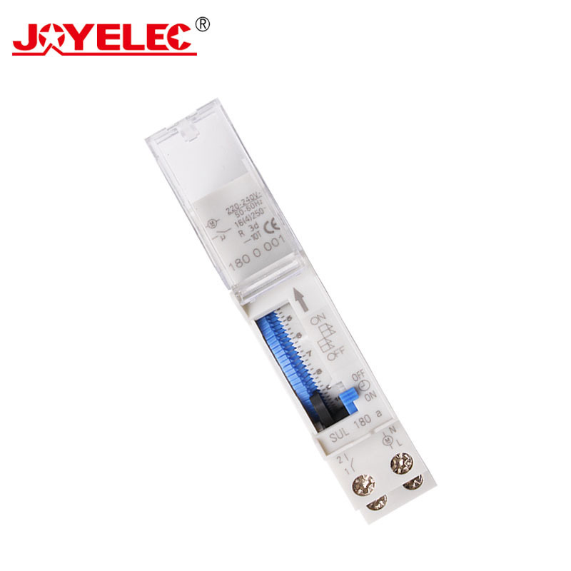 SUL180a 15 Minutes Mechanical Timer 24 Hours count timer Switch Programmable Din Rail Timers Measurement Analysis