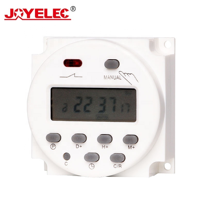 JOYELEC LCD Power Digital 12V 24V 110V 220V AC DC 7 Days Programmable Timer Time Switch CN101A