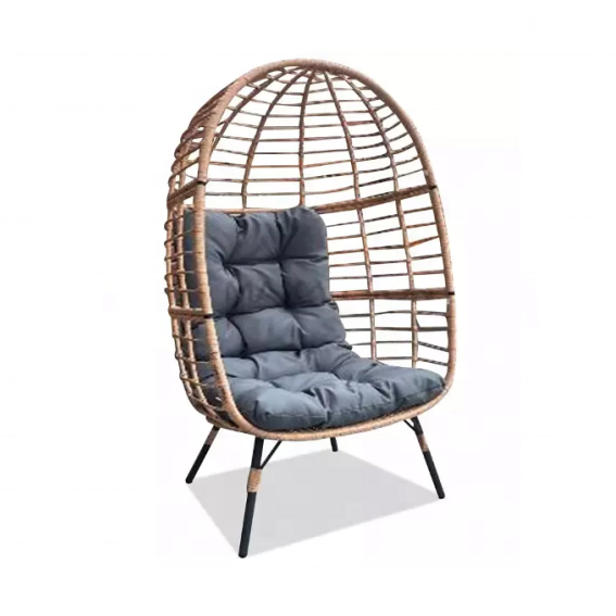 Joyeleisure Outdoor Furniture Luxury Rattan Wicker Furniture Garden Lounge Oversized Egg Chair