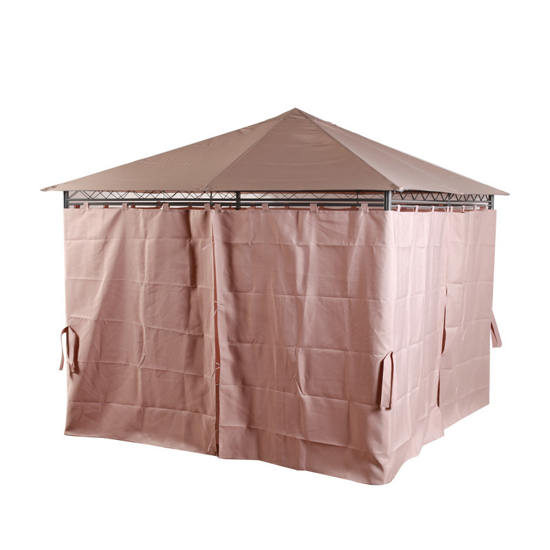 3x3m Outdoor Garden Gazebo Full Steel Gazebo Garden Outdoor Gazebo With Side Wall