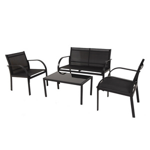 Balcony furniture 4 piece KD Structure Patio Set Outdoor Patio Furniture Set