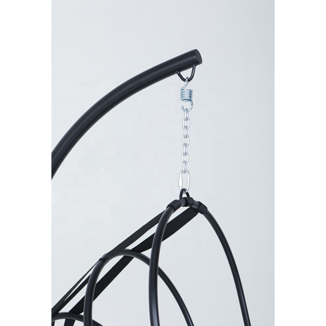 Hanging Chair Stands Metal Durable C Shape Stands Full Steel Frame For Hanging Hammocks