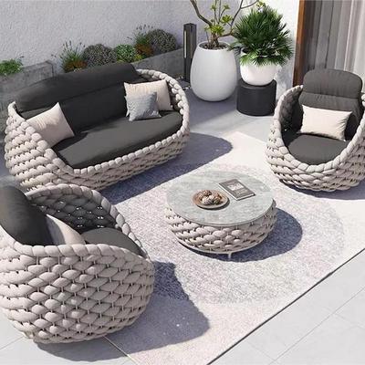 Joye Leisure Garden Furniture Patio Outdoor Furniture Set Rope Sofa Lounge Chair set