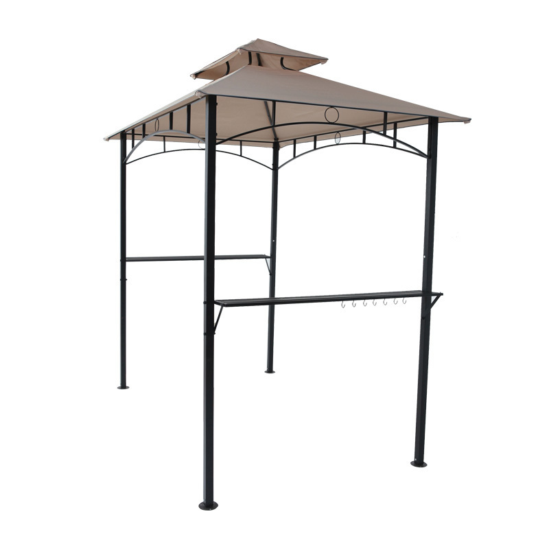 UV Resistance Gazebo Tent BBQ Metal Full Steel Metal Frame Garden Patio Gazebos