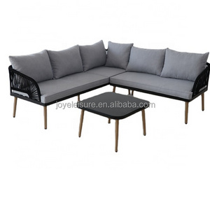 Joye Leisure 5 Seats Steel Rope Outdoor Garden Furniture Sofa 3pc Set