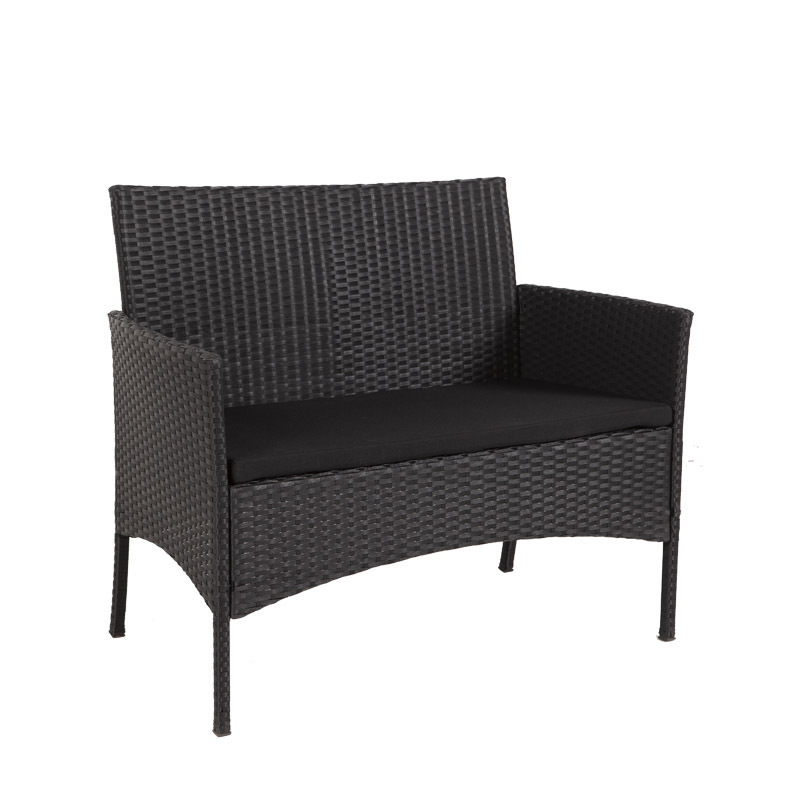 Outdoor Furniture Rattan Set Classical Design Pe Rattan Black Garden Set Rattan Furniture