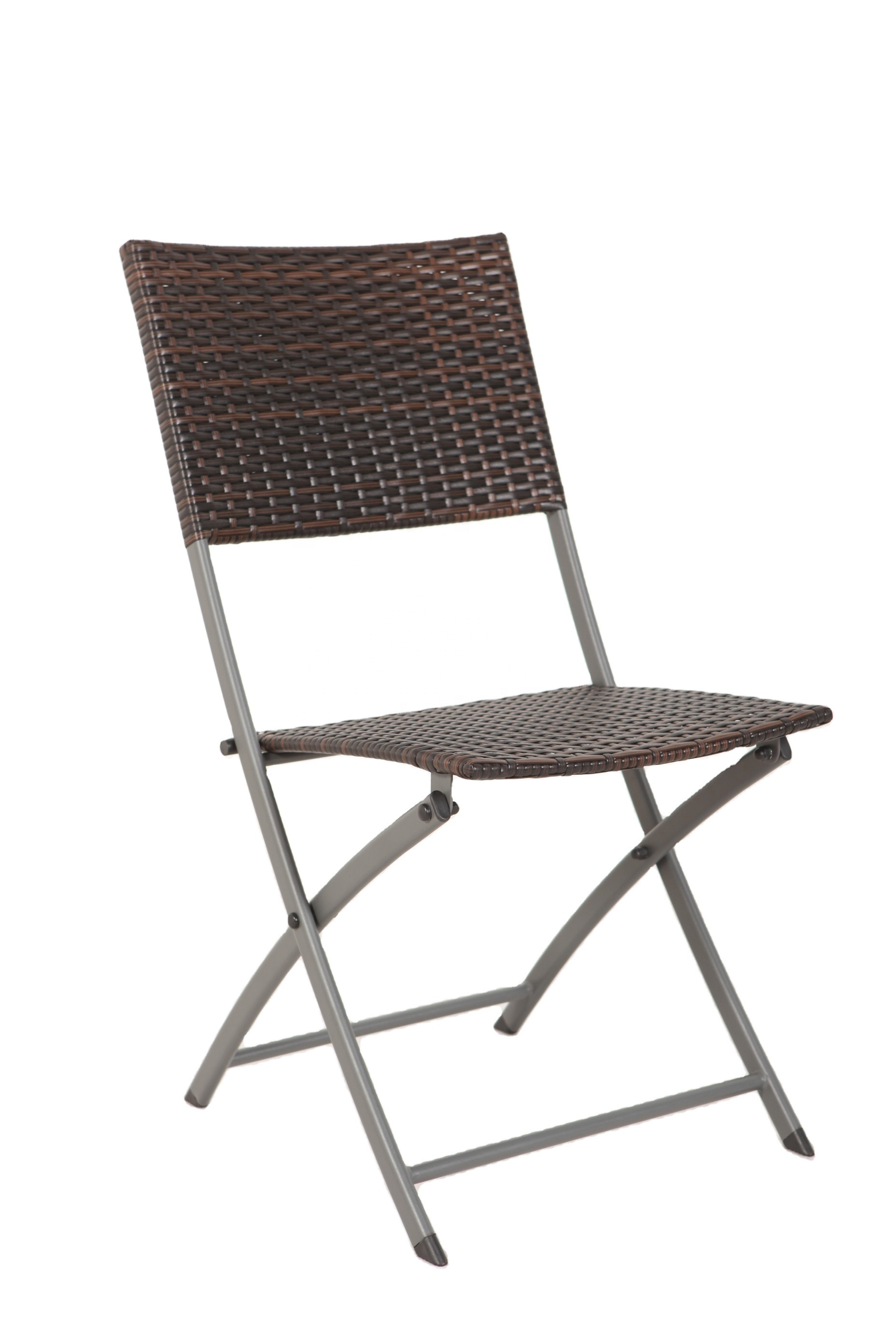 Joyeleisure 3pcs Folding Chairs And Table Outdoor Furniture Balcony Rattan Set