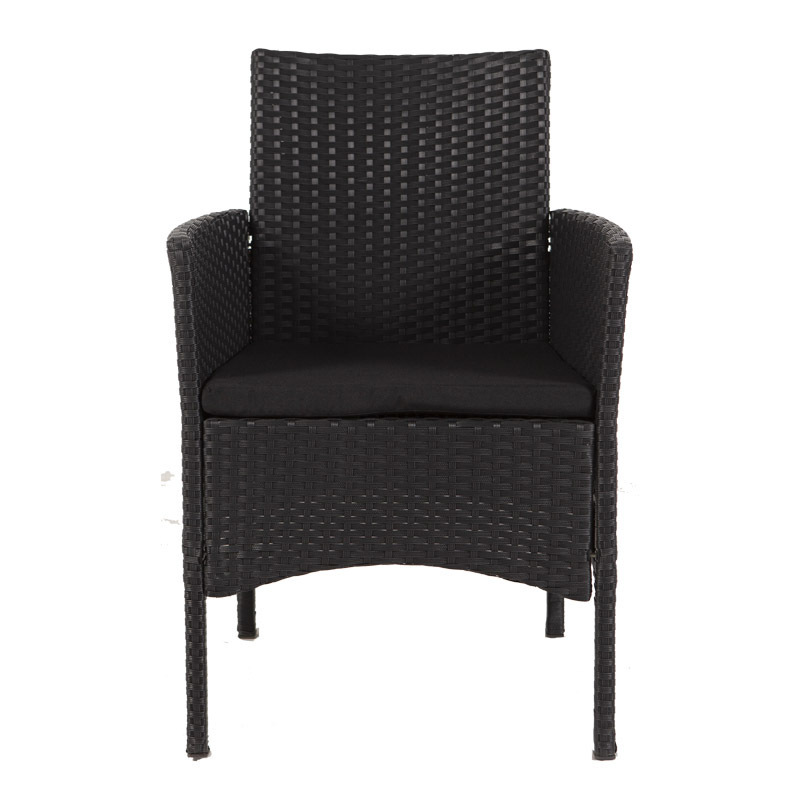 Outdoor Furniture Rattan Set Classical Design Pe Rattan Black Garden Set Rattan Furniture