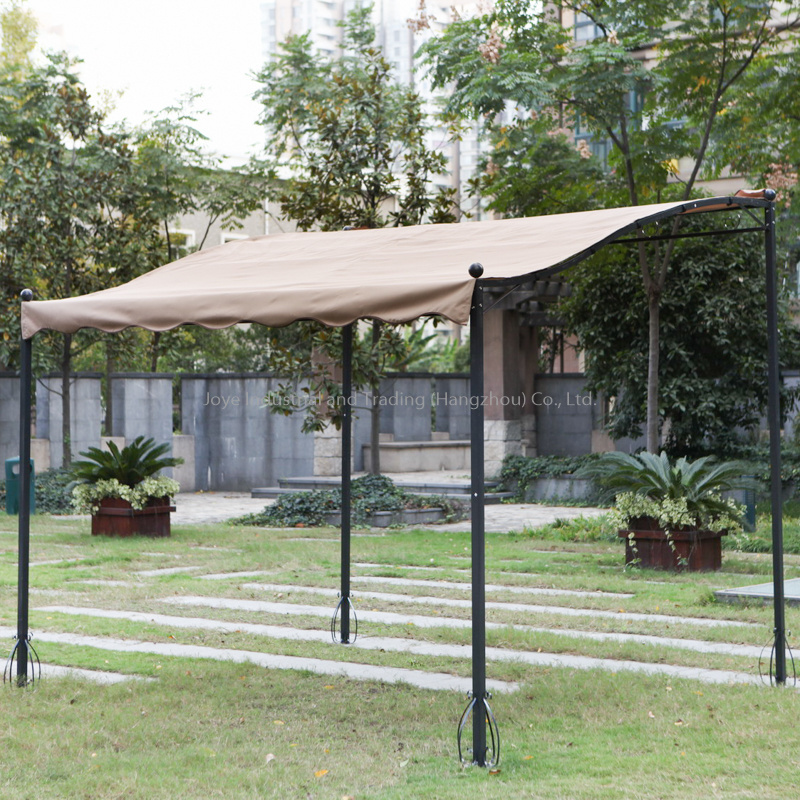 Joye Leisure Garden Metal Pergola Patio Gazebo PA Coating Polyester Roof Outdoor use