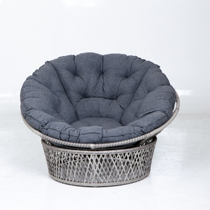 ALU Tube Rhombus Rattan Papasan Sofa Outdoor Furniture Chair