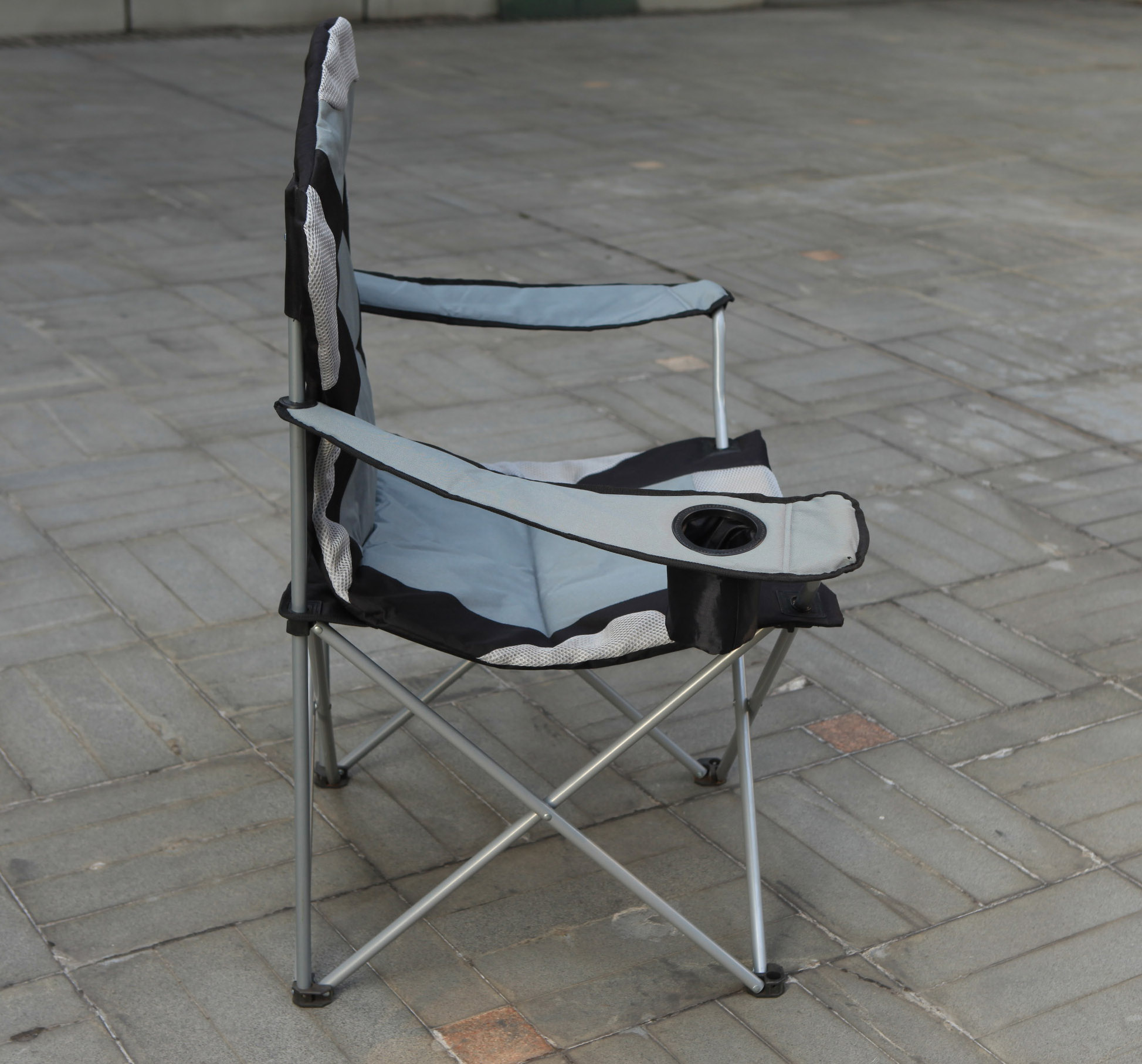 Outdoor Camping Chair Metal With Oxford Reclin Chairs Folding Camping Chairs