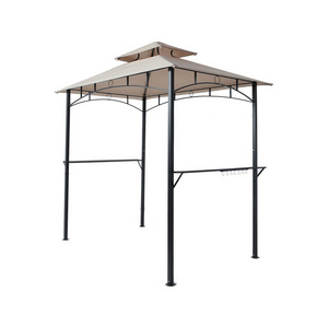 Joyeleisure Outdoor Gazebo Garden Metal Grill BBQ Gazebo Tent Double Roof Canopy Party