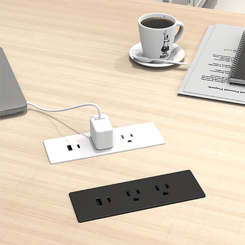 JOYE America Sockets Surface Mountable Recessed Furniture Sofa Power Strip Conference Table Hidden Outlet Strip