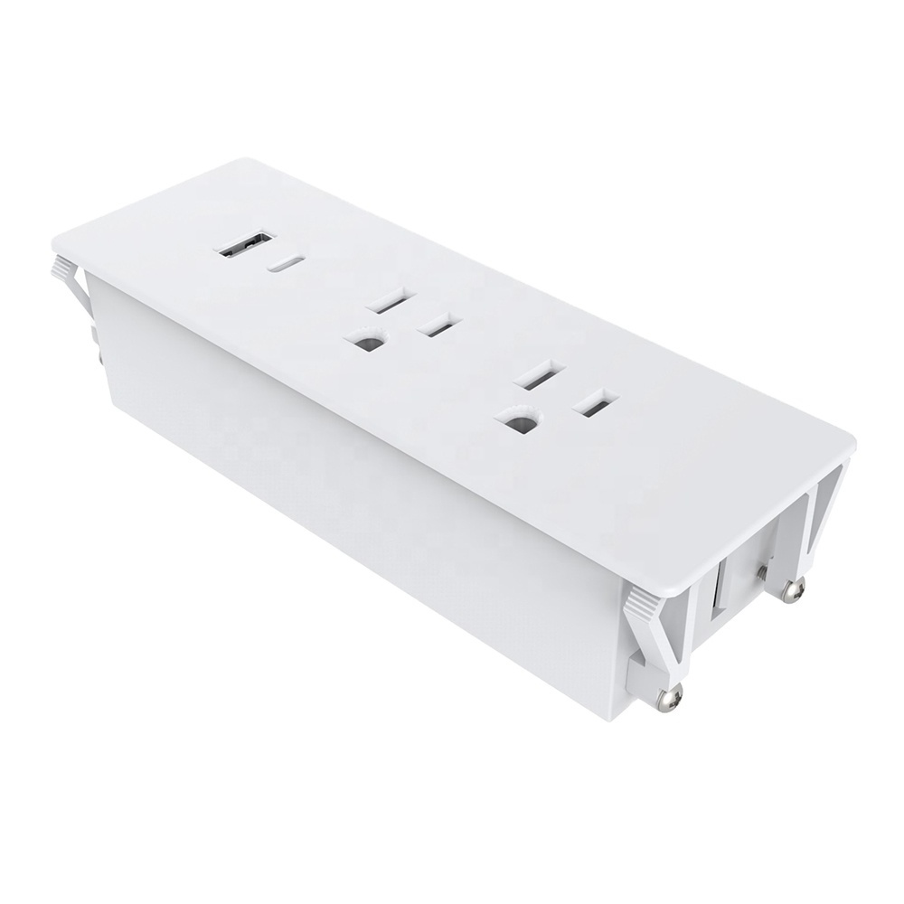 JOYE America Sockets Surface Mountable Recessed Furniture Sofa Power Strip Conference Table Hidden Outlet Strip