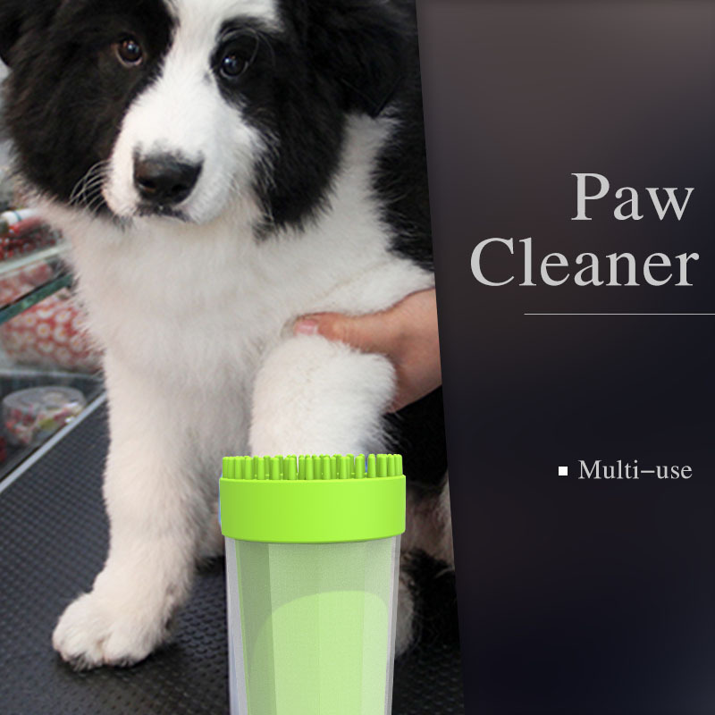 Joyfamily Fast Delivery Custom Logo Portable Paw Cleaner Silicone pets paw cleaner paw washer for dog with cleaning towel