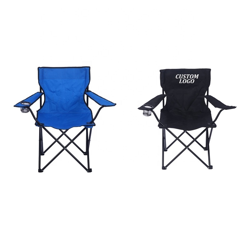 OEM Heavy Duty Beach Chair Metal Frame LightWeight Folding Recliner Camping Foldable Chairs with Carrying Bag