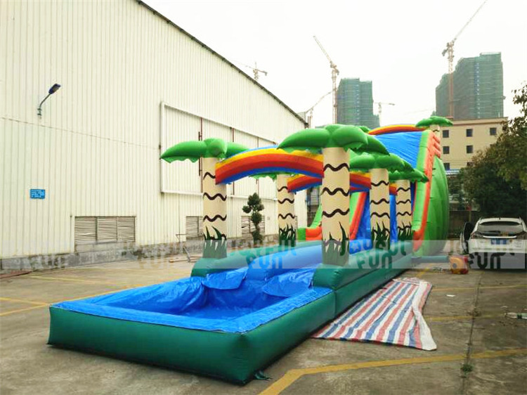 JOYFUL FUN bouncy giant inflatable water slide for adult commercial inflatable water slide