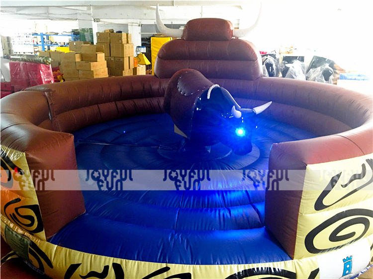 Joyful Fun Factory price inflatable rodeo bulls funny ride game inflatable mechanical bull riding toys for adult