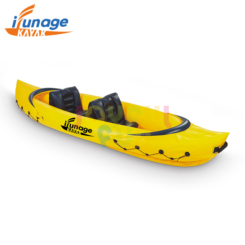 Joyful Fun folding kayak fishing boating outdoor 2 person boat inflatable kayak