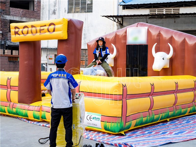 Hot Sale Inflatable Rodeo Bull High Quality Inflatable Bull Riding Machine for Sale