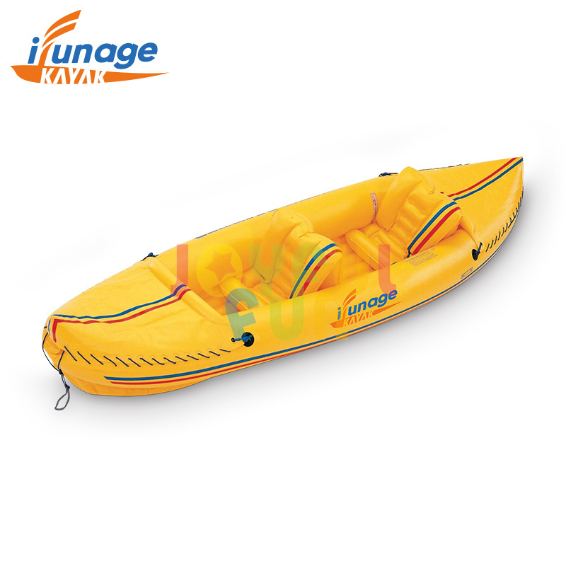 Joyful Fun folding kayak fishing boating outdoor 2 person boat inflatable kayak