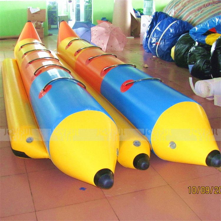 Joyful Fun Inflatable Banana Boat 10 Seats Double Tube big Inflatable Banana Boat for Adult