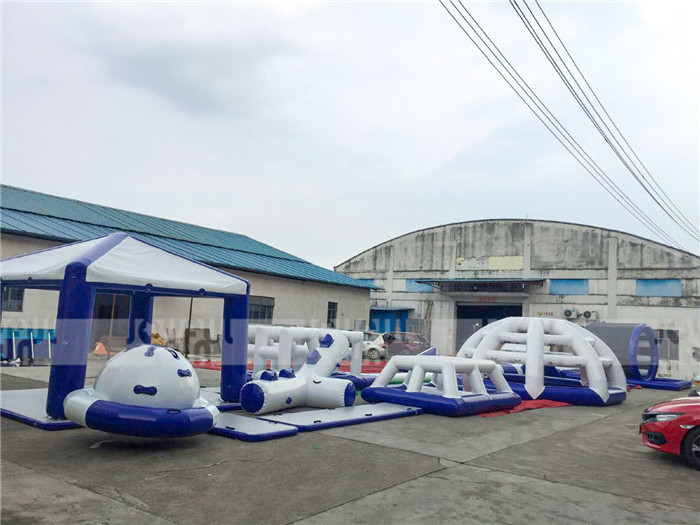 Outdoor/indoor inflatable floating water park aqua park pool park water play equipment for sale