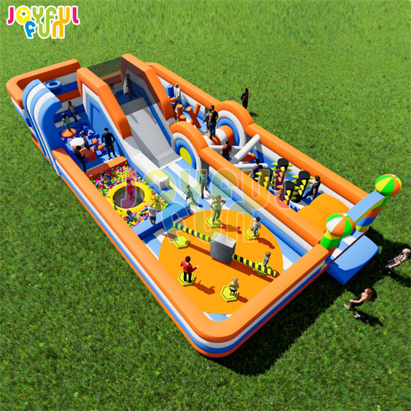 JOYFUL FUN Amusement Park Playground Used Commercial Large Inflatable Playground in Playground