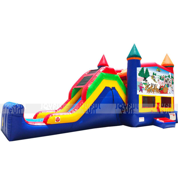 JOYFUL FUN  bounce house with slide kids bounce house air bounce