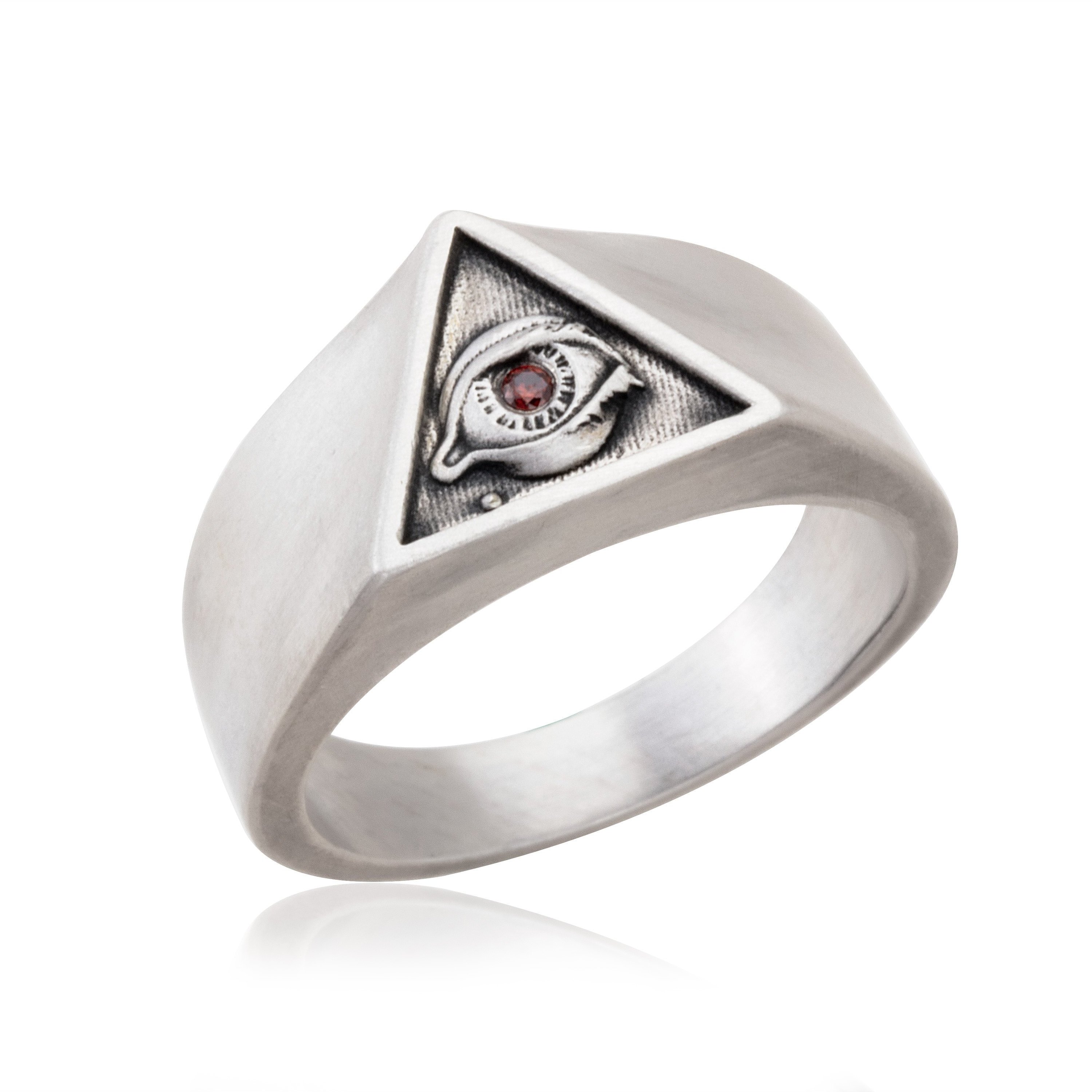 Freemason Illuminati Eye Ring Knights Templar Ring For Mason's Followers 316l Stainless Steel Ring