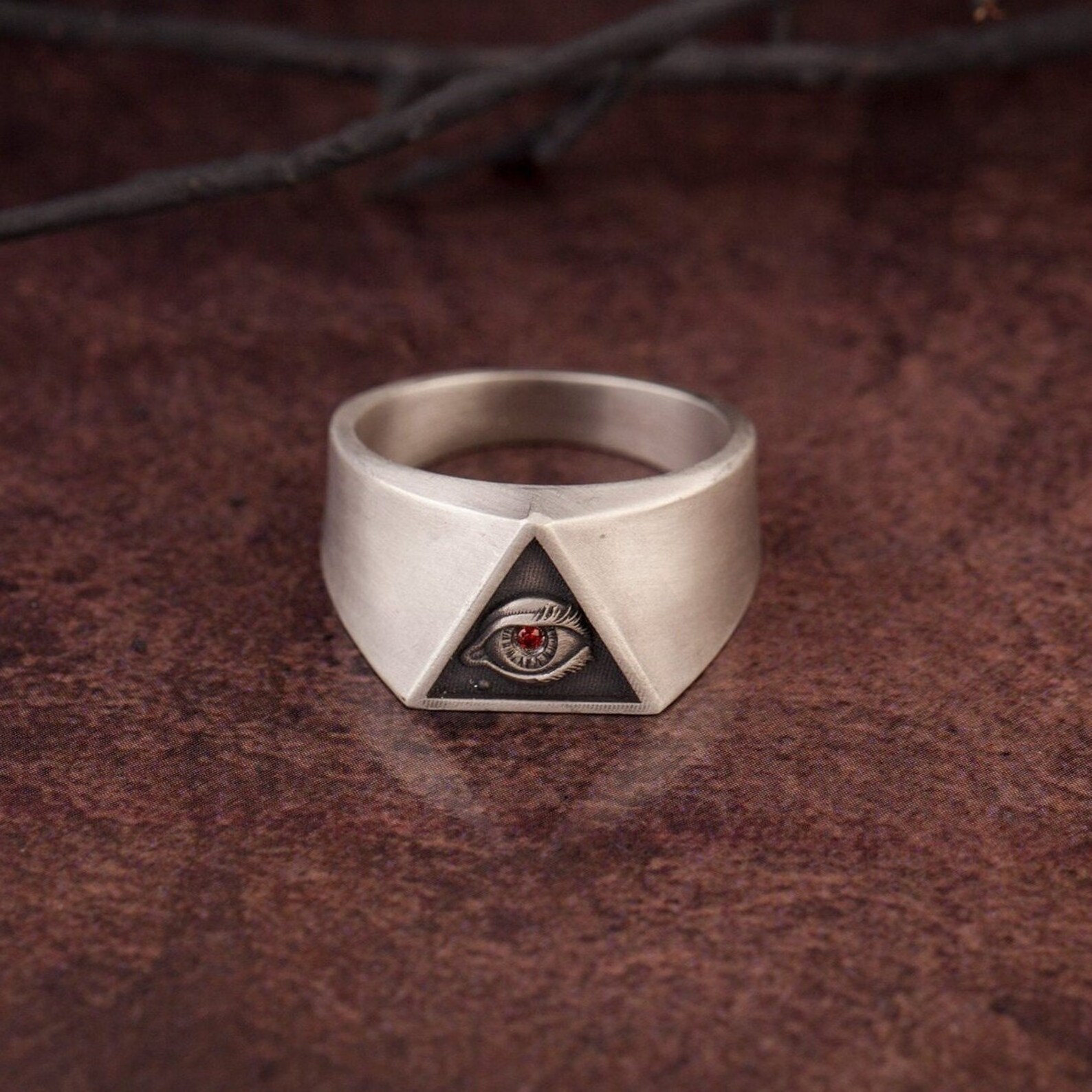 Freemason Illuminati Eye Ring Knights Templar Ring For Mason's Followers 316l Stainless Steel Ring