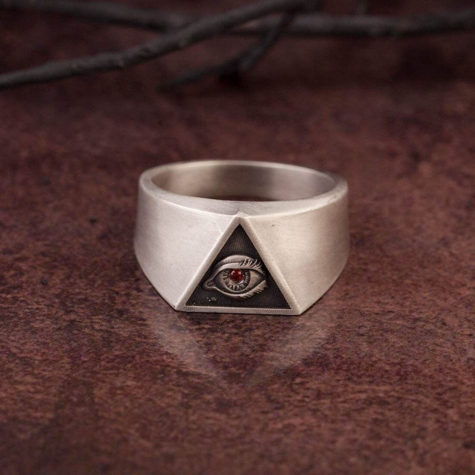 Freemason Illuminati Eye Ring Knights Templar Ring For Mason's Followers 316l Stainless Steel Ring