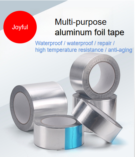 Joyford Seal Protection Anti aging Tube Thickness 0.08mm 75mm 50M Aluminum Foil Tape