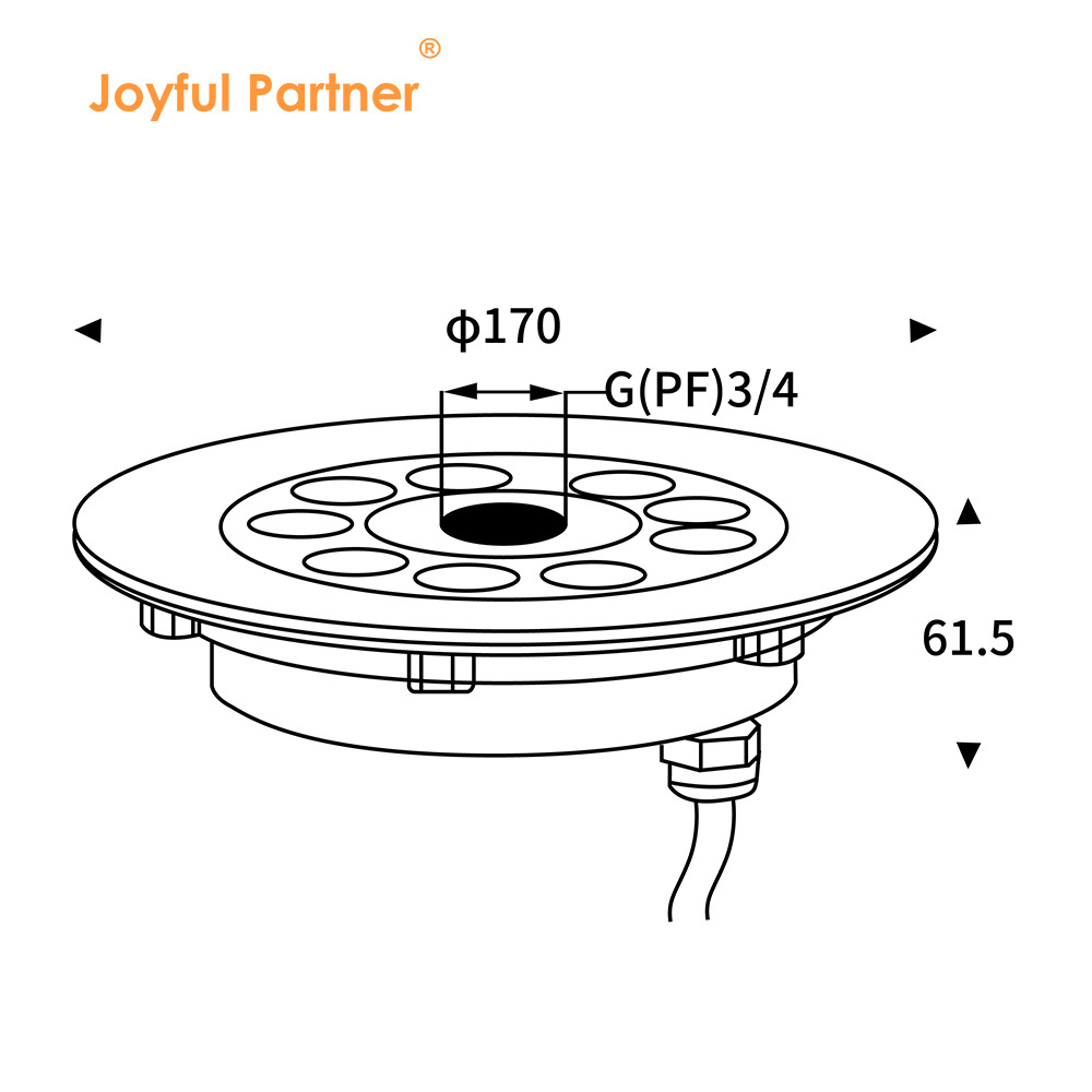 IP68 RGB LED Fountain Light DMX512 Music Dancing Water Fountain Lighting LED Fountain Underwater Lamps