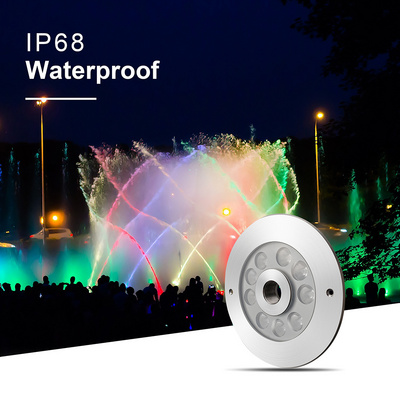 IP68 RGB LED Fountain Light DMX512 Music Dancing Water Fountain Lighting LED Fountain Underwater Lamps