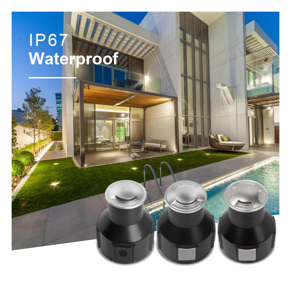 Hot selling LED Pathway Light one/two/four Way IP67 Waterproof Garden Inground Recessed Led Underground Light