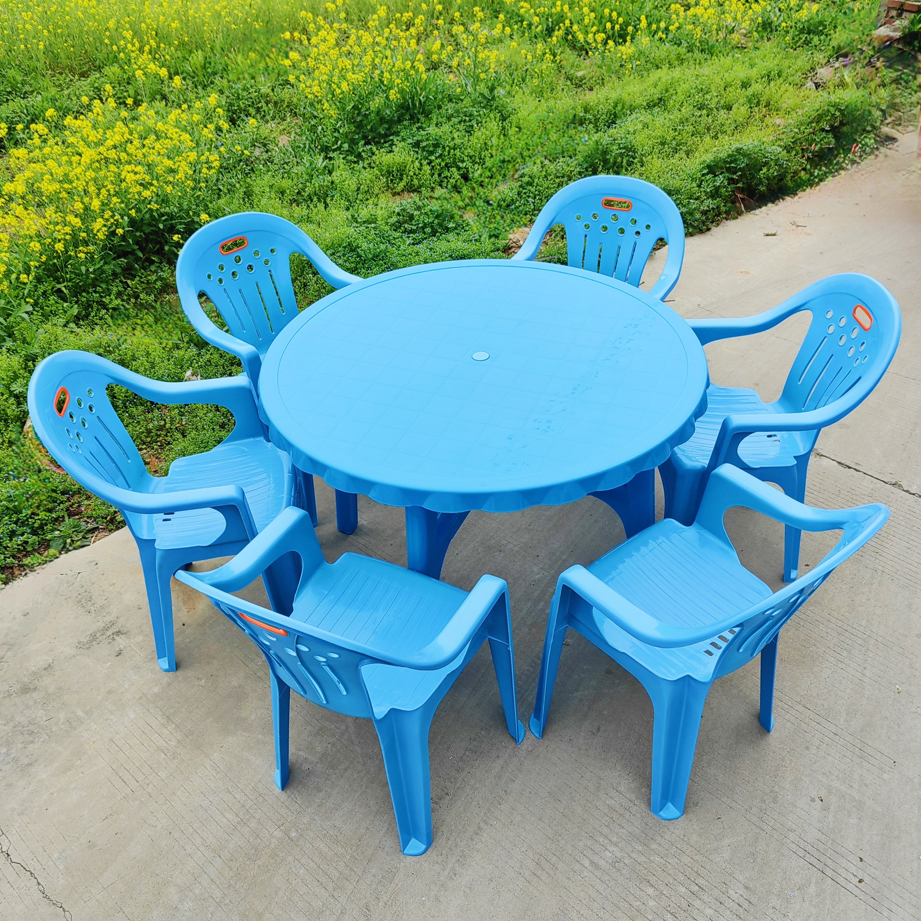 Wholesale Supplier Outdoor Furniture Plastic Table Round Square Bbq/Picnic/Dining Table Camping Table