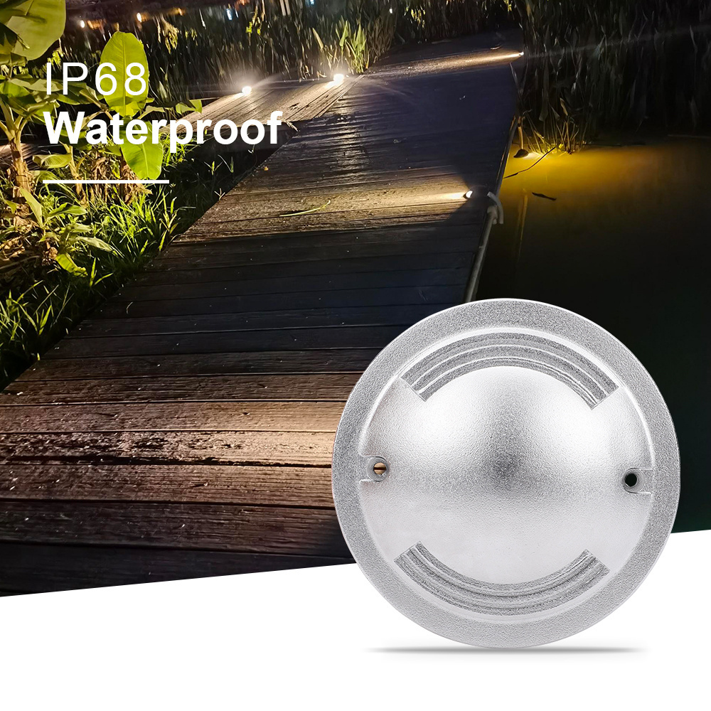 IP67 Waterproof  Driver Over 1/2/4 window  side  emitting  Buried Lamp Recessed Light LED Underground  Inground Light